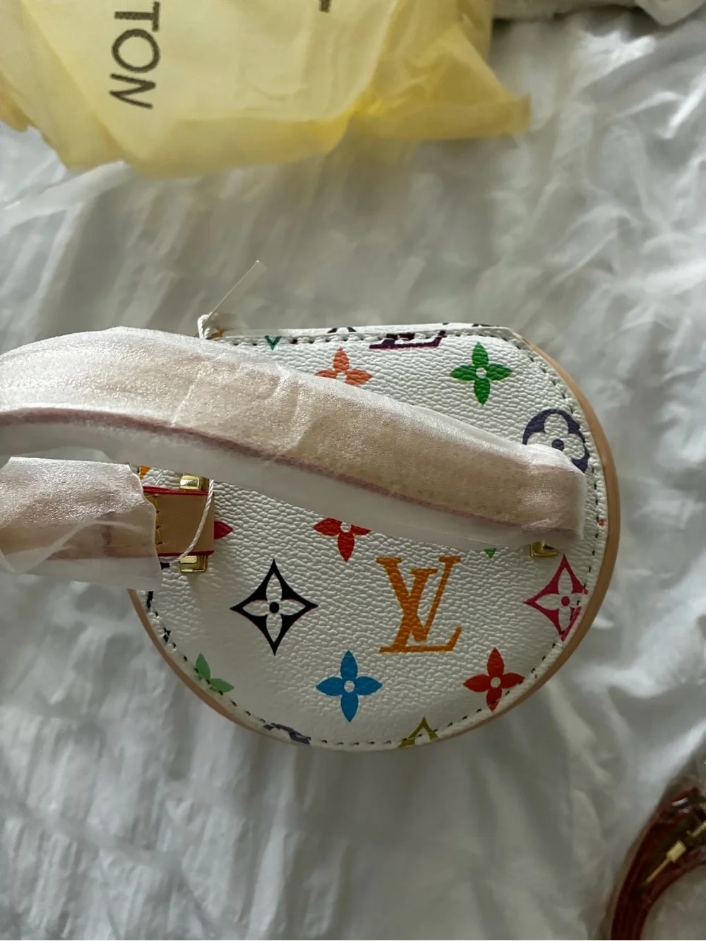 LV Nano Cannes in Takashi Murakami with Twilly